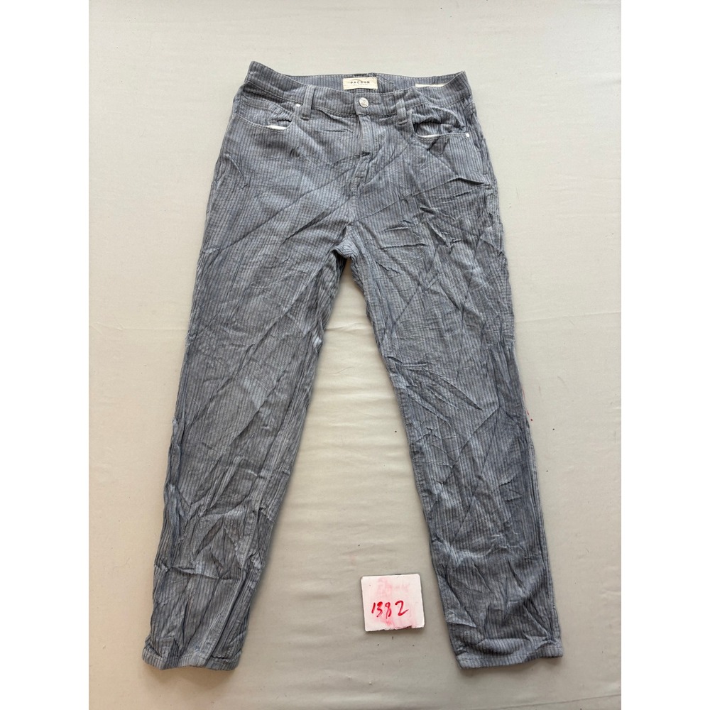 PacSun Vintage Icon Grey Corduroy Pants Mens Size 28 Straight Leg Five Pocket